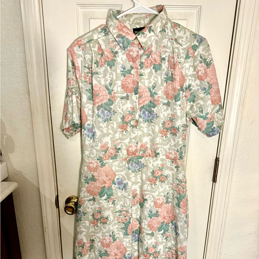 Vintage Floral Stuart Alan Dress